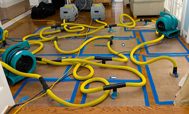 Professional Burst Pipe Water Damage technician working in Atglen, PA